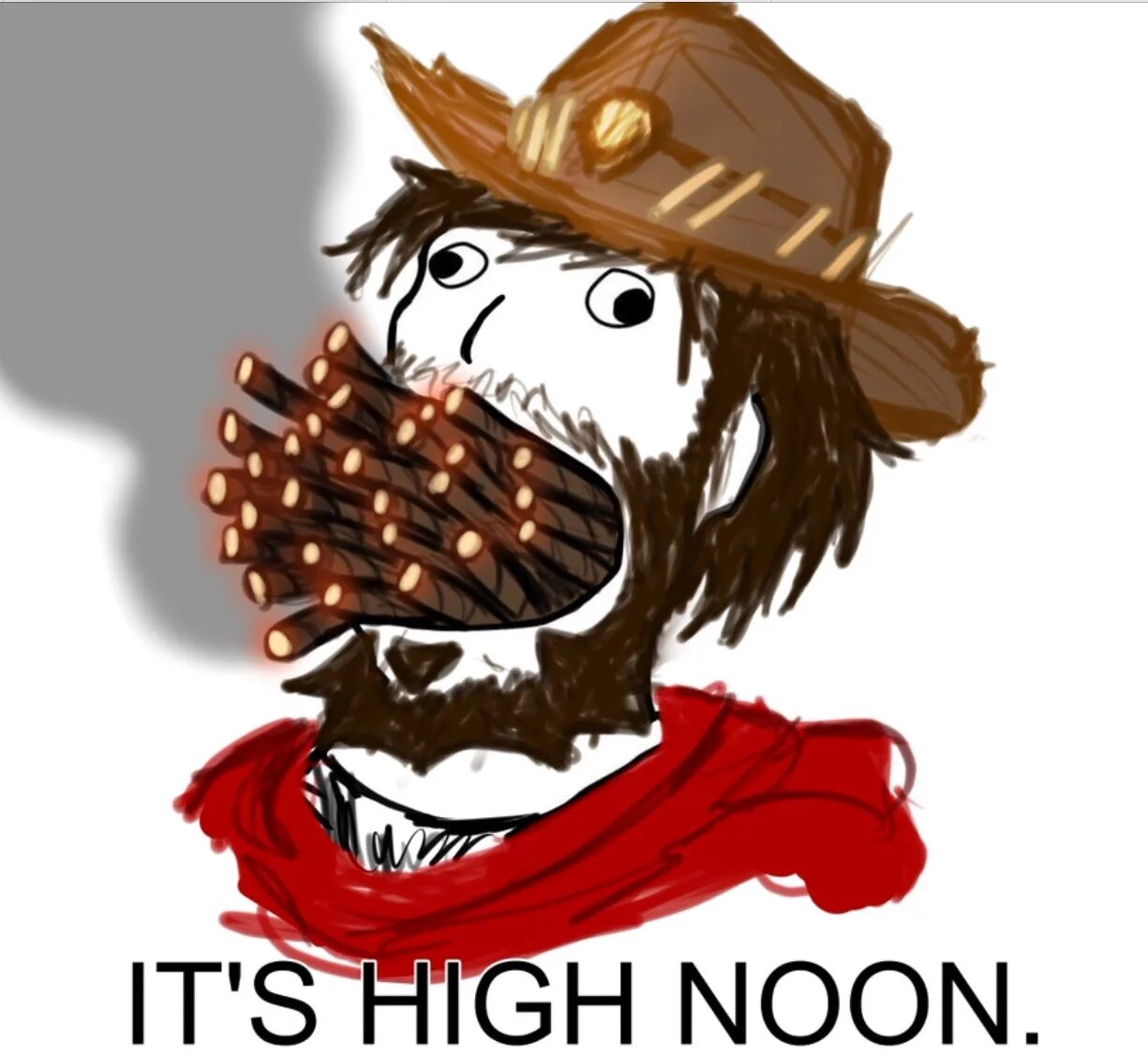 Маккри its High Noon. It's High Noon. High Noon Overwatch. It's High Noon meme.