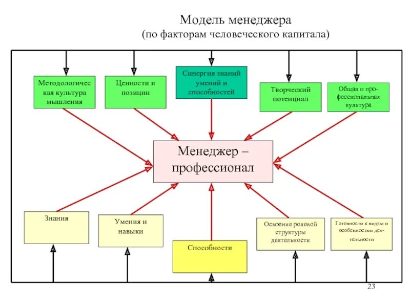 Человеческий капитал в образовании. Модель менеджера. Модель современного менеджера. Модель человеческого капитала. Роль и место человеческого капитала в современном обществе..