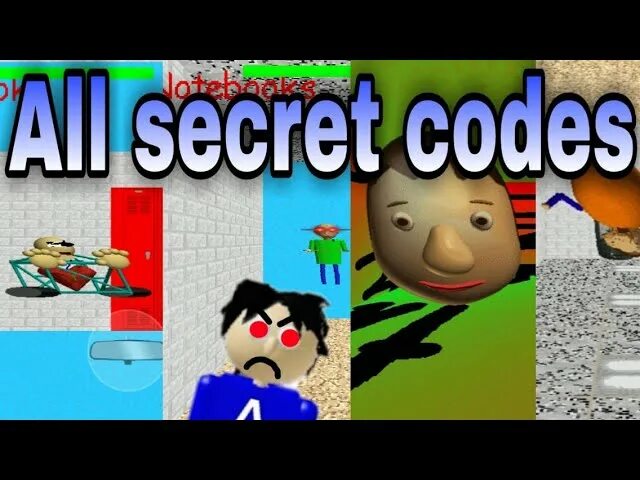 Коды в БАЛДИ. Код в БАЛДИ. Секреты БАЛДИ код. Secret code Baldi.