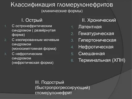 Классификация хр