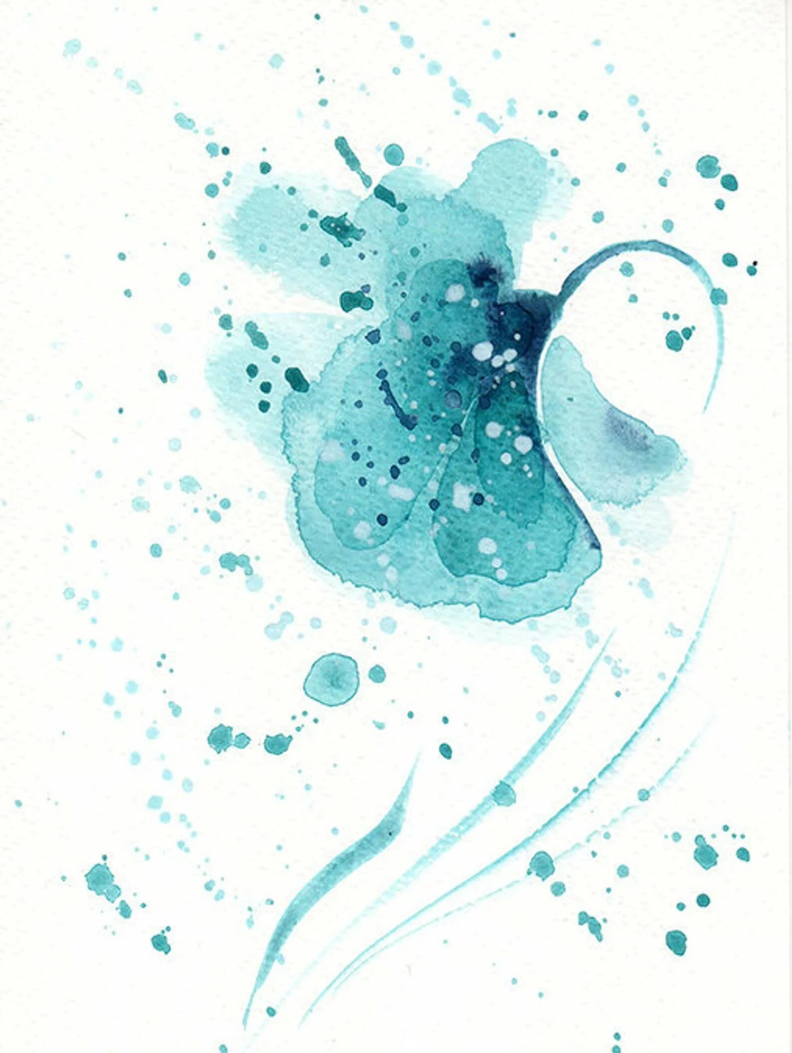 Абстрактный акварельный фон. Акварельные разводы. Бирюзовый цвет фон. Фон бирюза акварель. Картина в бирюзовых тонах.