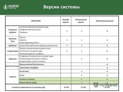 Система охраны труда актион премиальная