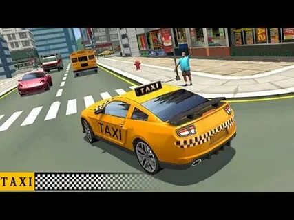 Driving taxi city