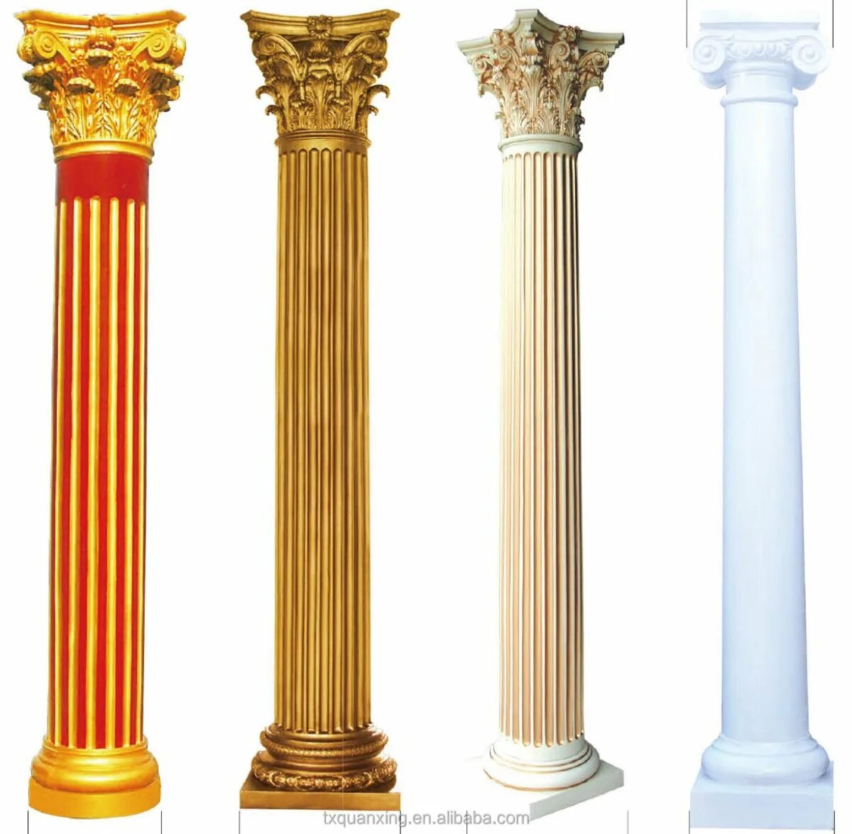 Turned columns
