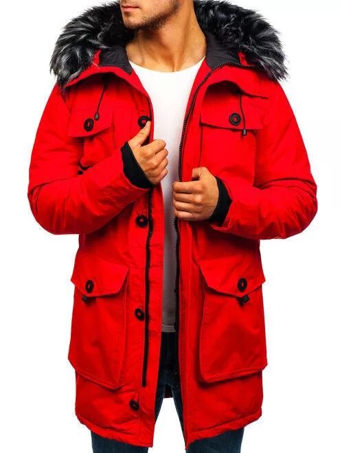 Зимние куртки мужские красный. Jacket Parka Red. Парка Кропп мужская красный. Красная зимняя куртка мужская. Куртка парка красная мужская.