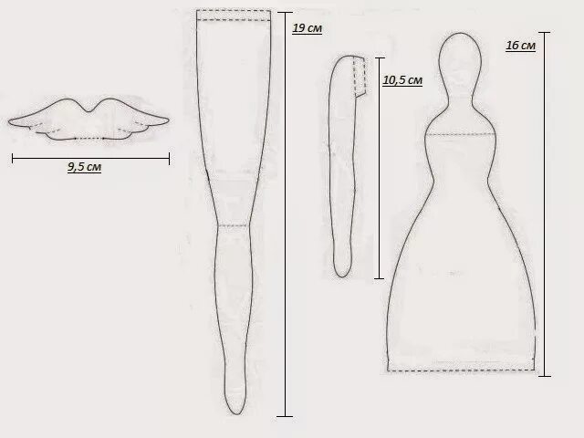 Выкройка куклы в стиле прованс ballerina pattern MF Ballerina, Pattern, Apron