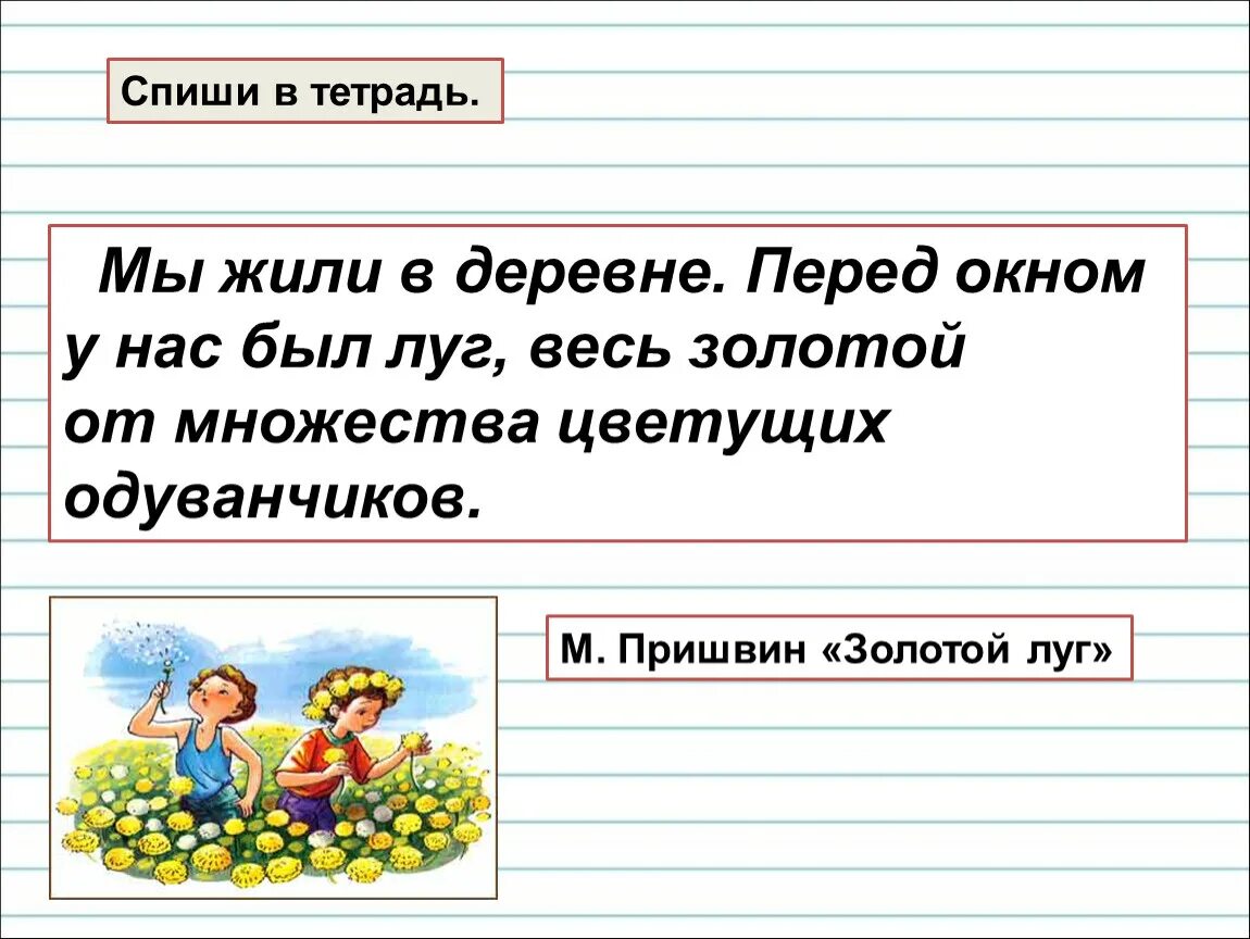 Золотой луг мы жили в деревне. Мы жили в деревне и перед окном у нас был луг. Мы жили в деревне и перед окном у нас был луг знаки препинания. Мы жили в деревне где перед окном у нас был луг весь золотой. Мы жили в деревне где перед окном у нас упражнение 212.