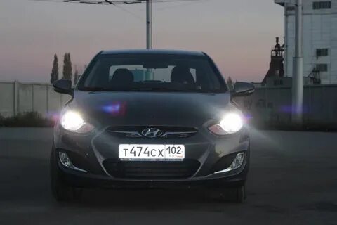 Свет хендай солярис