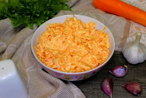 Салат из моркови без майонеза