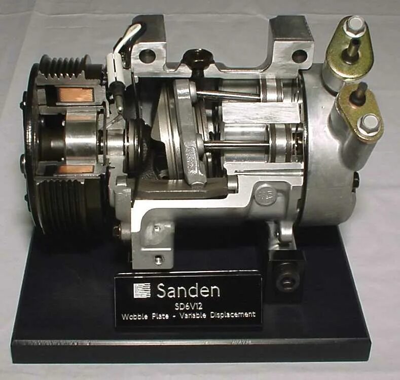 Компрессор Sanden sd6v12. Компрессор кондиционера Sanden sd6v12. Sanden sd6v12-1950. Sanden 1412 sd6vrb.