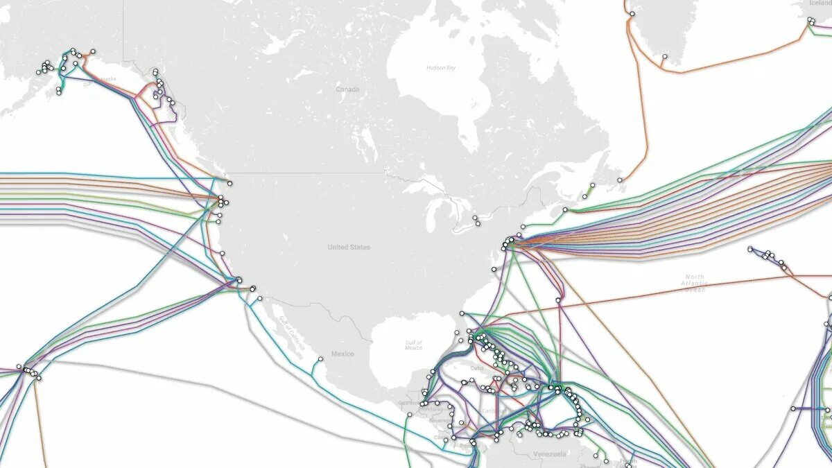 Кабели интернета в мире. Карта подводных оптоволоконных кабелей. TELEGEOGRAPHY карта кабелей. Карта оптоволокна в мире. Трансатлантический оптоволоконный кабель карта.