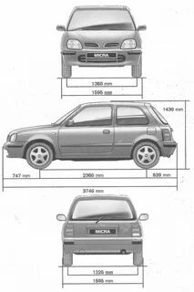 Nissan micra размеры