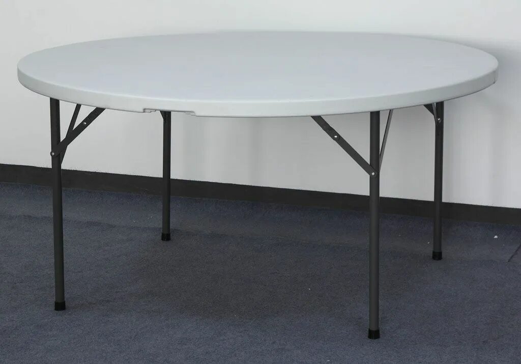 Стол круглый 1 м диаметр. Стол банкетный круглый складной resto 180 см. Круглый стол 180см металл. Банкетный складной стол 1800х90. Стол Luis Fold стол Furman 1.