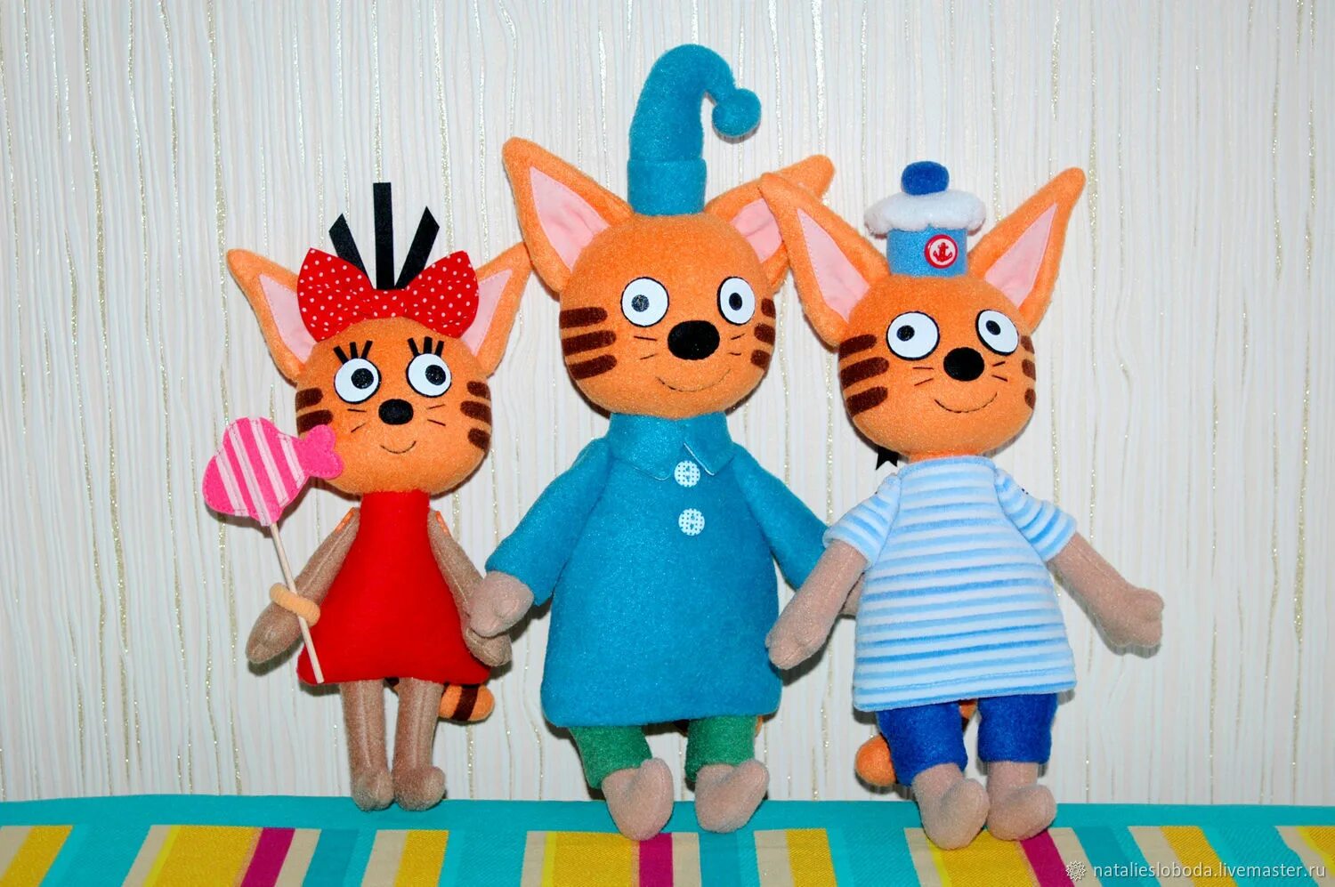 набор игрушек 3 кота. три кота куклы. три кота куклы. кукольный театр три кота. карамелька".