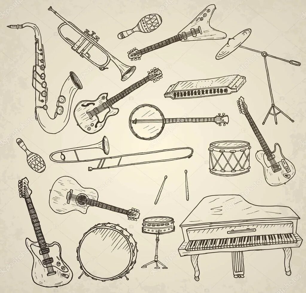 Инструменты для рисования. Музыкальные инструменты рисунки. Рисование музыкальные инструменты. Музыкальные инструменты рисовать. Музыкальные инструменты народов рисунки