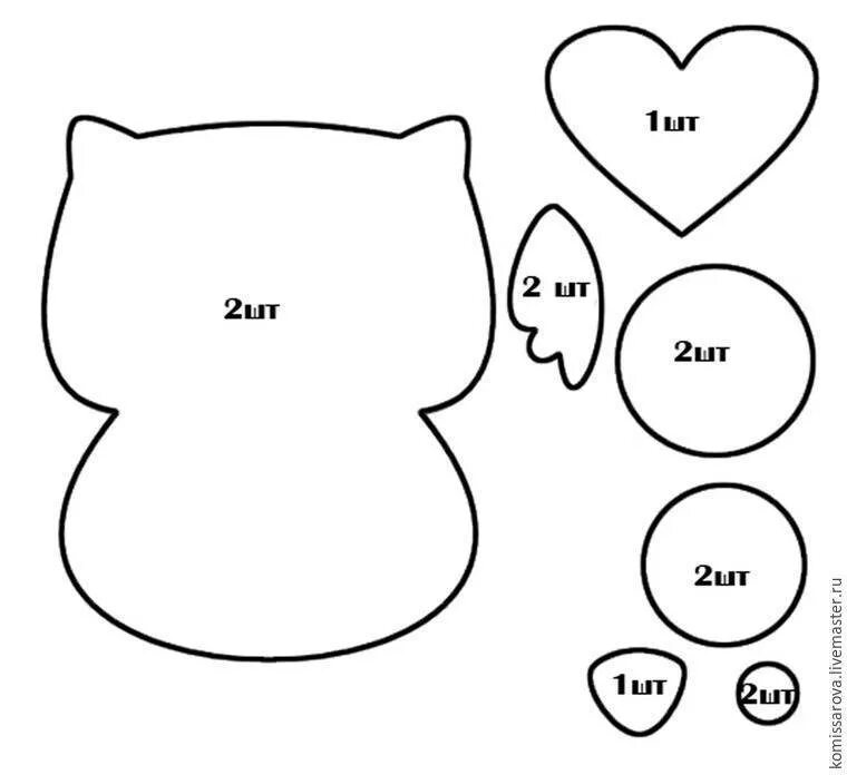 Схемы поделок из фетра. Лекало для игрушек из фетра. Игрушки из фетра выкройки. Совенок из фетра выкройка. Игрушки из фетра выкройки Сова.
