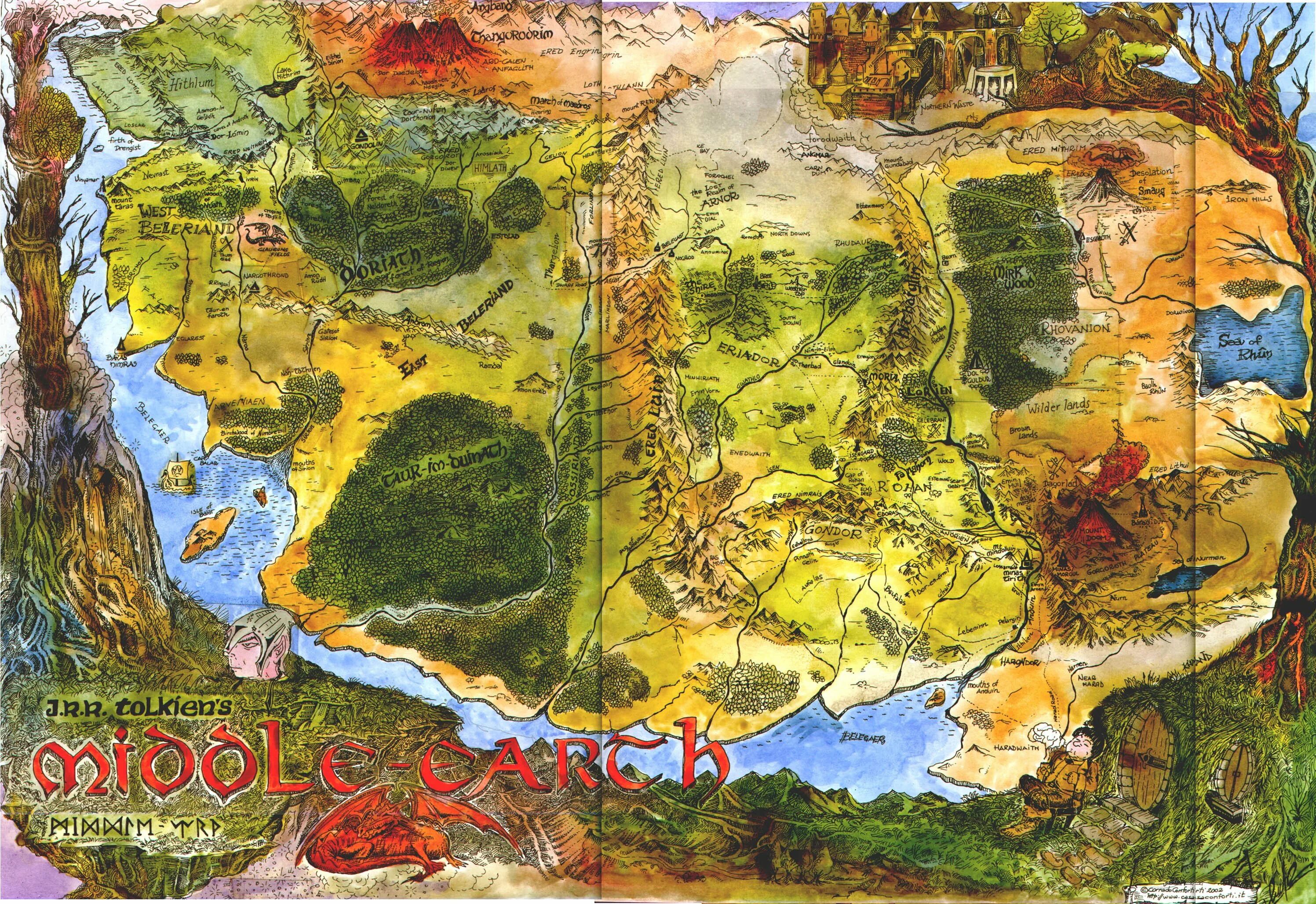 Shadow of the erdthree map