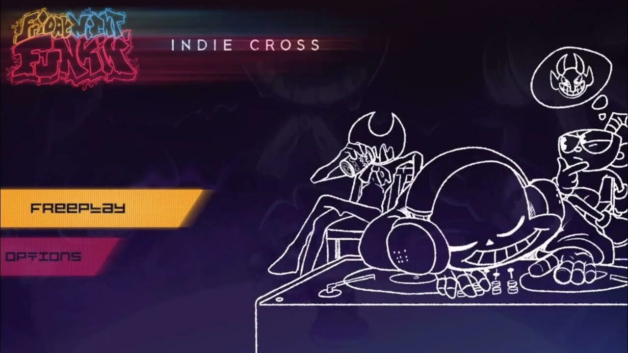 Friday Night Funkin инди кросс. Indie Cross FNF БЕНДИ. FNF indie Cross v1 mobile. Indie Cross FNF Mod. Фнф играть инди