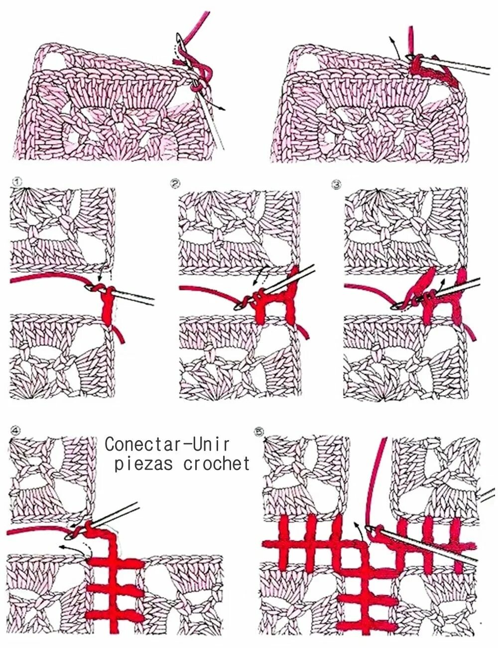 Схема соединения мотивов бабушкиного квадрата. Как сшивать квадраты связанные крючком. Как сшивать мотивы связанные крючком. Соединение мотивов крючком Бабушкин квадрат схемы. Соединить квадраты крючком красиво