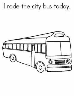 Раскраски для детей 3 года автобус