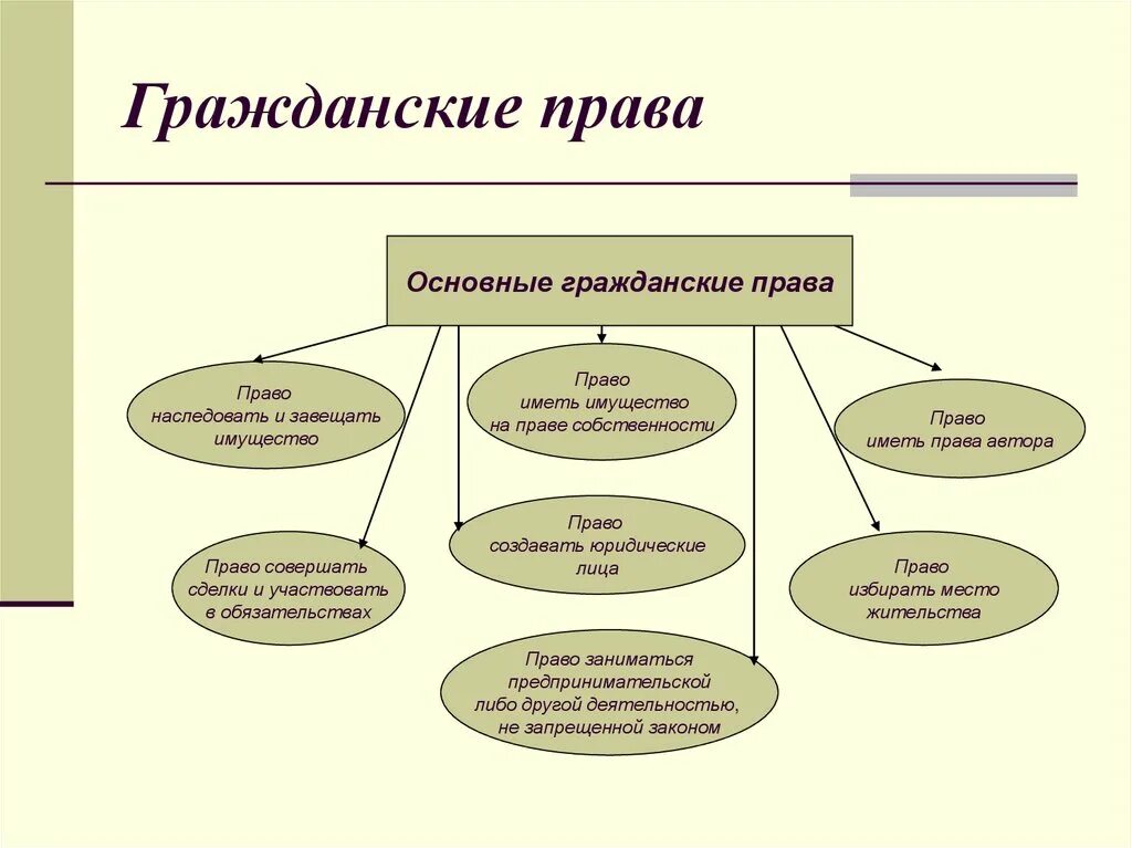 Какими гражданскими правами обладает человек. Что относится к гражданскому праву. Гражданское правопрмеры.