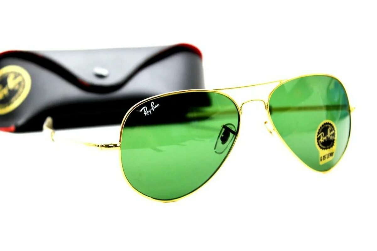 Очки rb4360. Gold Green ray ban. Очки Рей Бен с зеленым стеклом. Очки rb3517. Мужские зеленые очки солнцезащитные