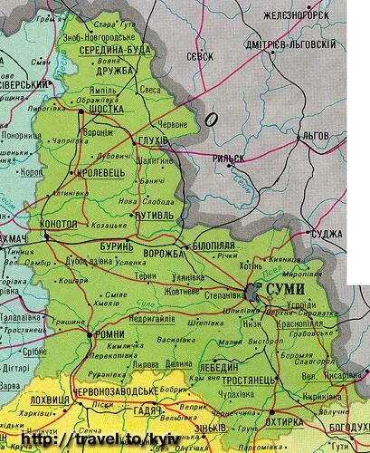 Сумская область на карте Украины. Карта Сумской области с населенными пунктами. Карта Украины Сумской области с городами. Сумская область Украина на карте с районами.