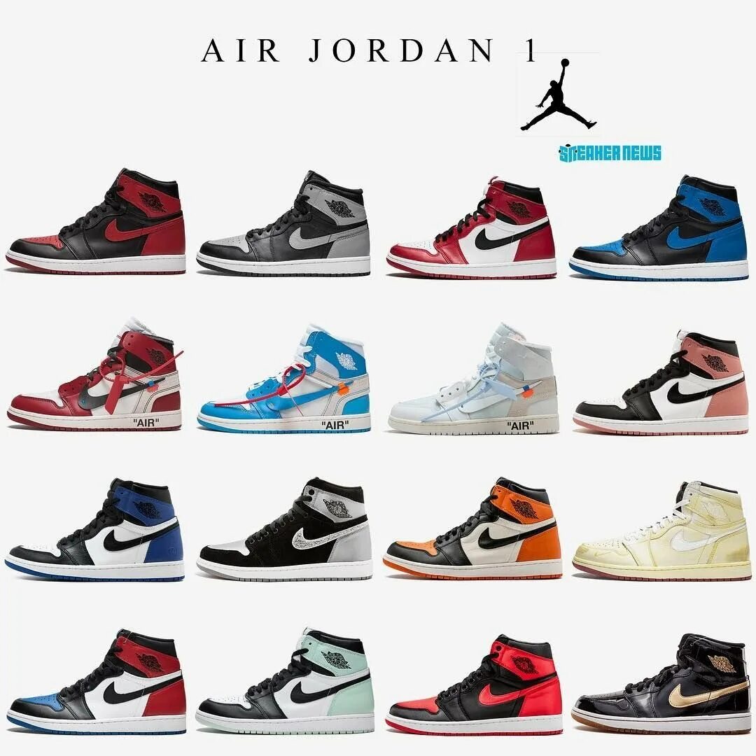 Air Jordan 1 цвета. Nike Jordan 1.5. Nike Air Jordan расцветки. Виды кроссовок nike