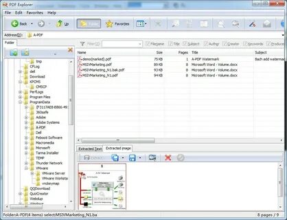 Extracted folder