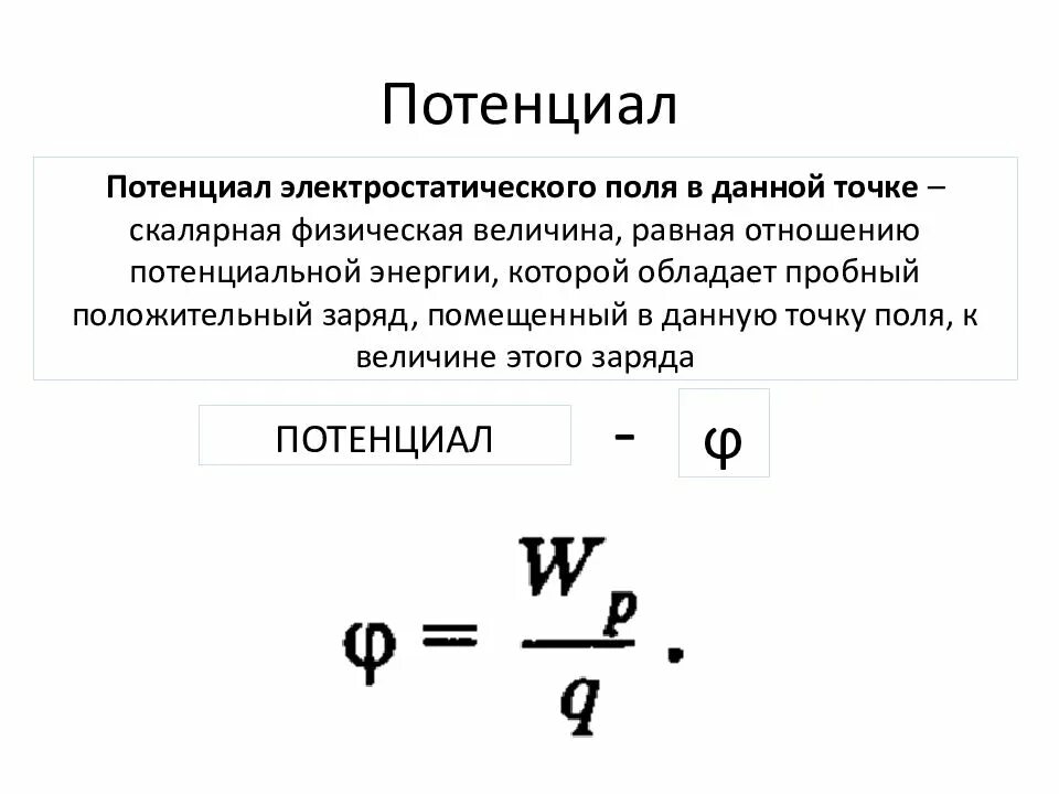 В некоторой точке поля. Потенциал электростатического поля формула. потенциал электрического поля в точке формула. потенциал точки электростатического поля. электрический потенциал формула.