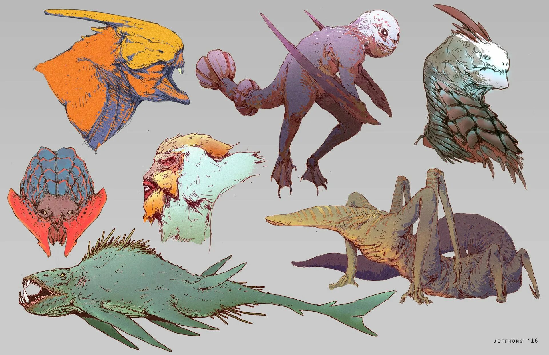 Different creatures