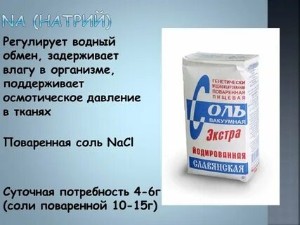 Органический натрий