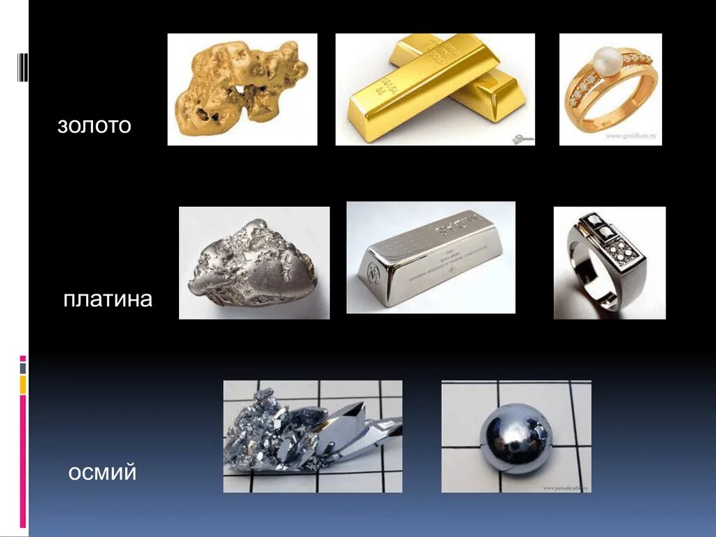Платина осмий. Золото платина. Золото тяжелый металл. Металлы в химии. Платиновые металлы.