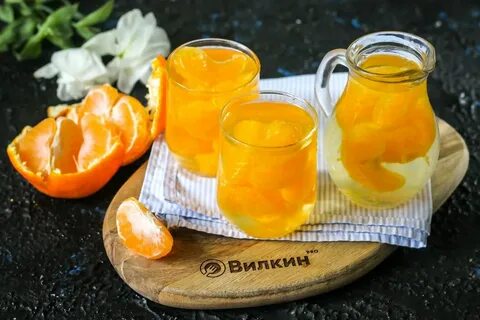 Компот из мандаринов простой