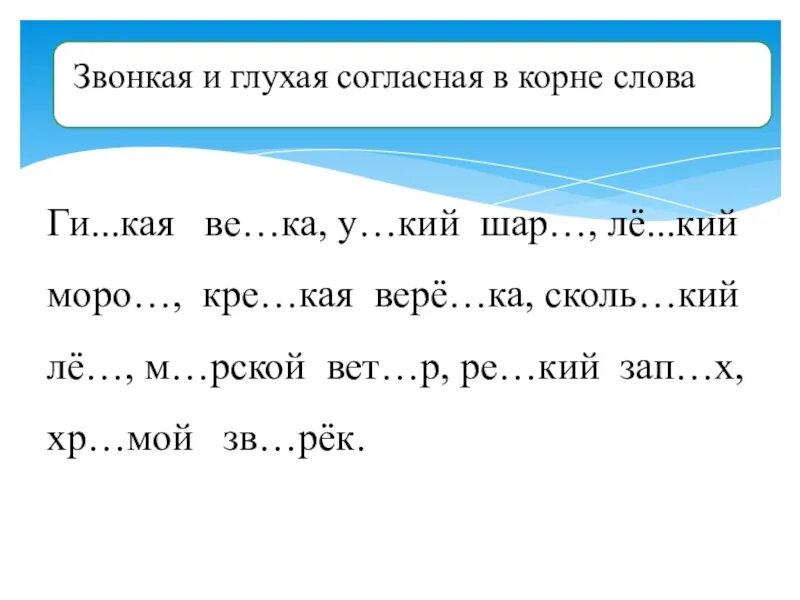 Звонкие согласные слова примеры слов. Правописание звонких и глухих согласных в корне слова. Правописание звонких и глухих согласных в корне слова правило. Звонкие и глухие согласные в Корнк слове. Глухие и звонкие согласные в корнях слов.