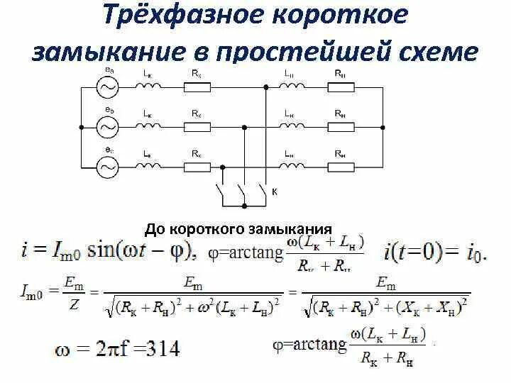 Внешние и внутренние короткие замыкания. Схема замещения однофазного короткого замыкания. Формула однофазного короткого замыкания. Схема 3 фазного кз. Расчет токи короткого замыкания схема.