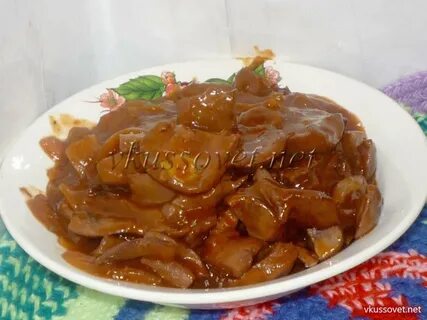 Почки под соусом 4 буквы