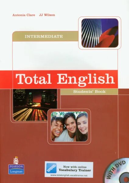 Книга "New Total English Intermediate Student's book + Workbook + CD Комплект Уч