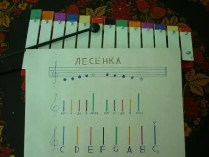 Ноты ксилофон 8
