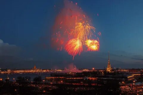 Где салюты в санкт петербурге