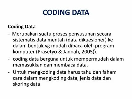 But data