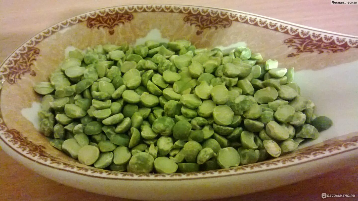 Колотый горох зеленого цвета как готовить.