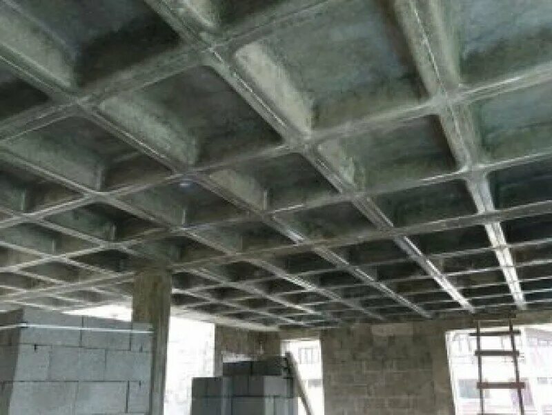 Кессонные плиты перекрытия. Кессонное монолитное перекрытие опалубка. Кессонная опалубка перекрытий. Перекрытия «holedeck». Кессонное перекрытие.