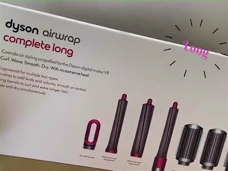 Стайлер Dyson Airwrap complete long коробка. Dyson Airwrap complete long коробка. Стайлер Dyson hs05 long коробка. Dyson Airwrap complete long упаковка.