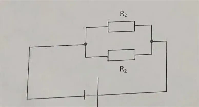 Два резистора сопротивлениями r1 и r2