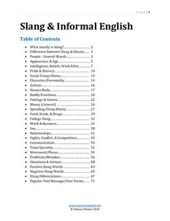 The LanguageLab Library - Slang and Informal English - Baixar pdf de Doceru.com