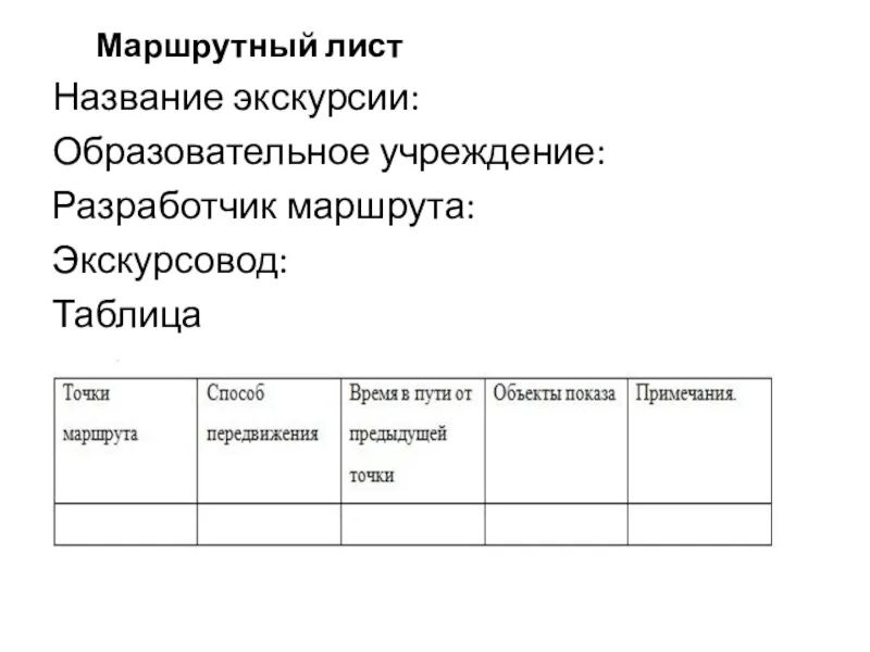 Маршрутная экскурсия. Маршрутный лист. Маршрутный лист экскурсии. Лист экскурсовода. Маршрутный лист похода.