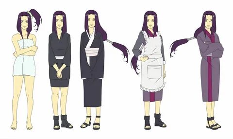 Mrs. Hyuuga Outfits Color by SunakiSabakuno on @DeviantArt Naruto Shippuden...