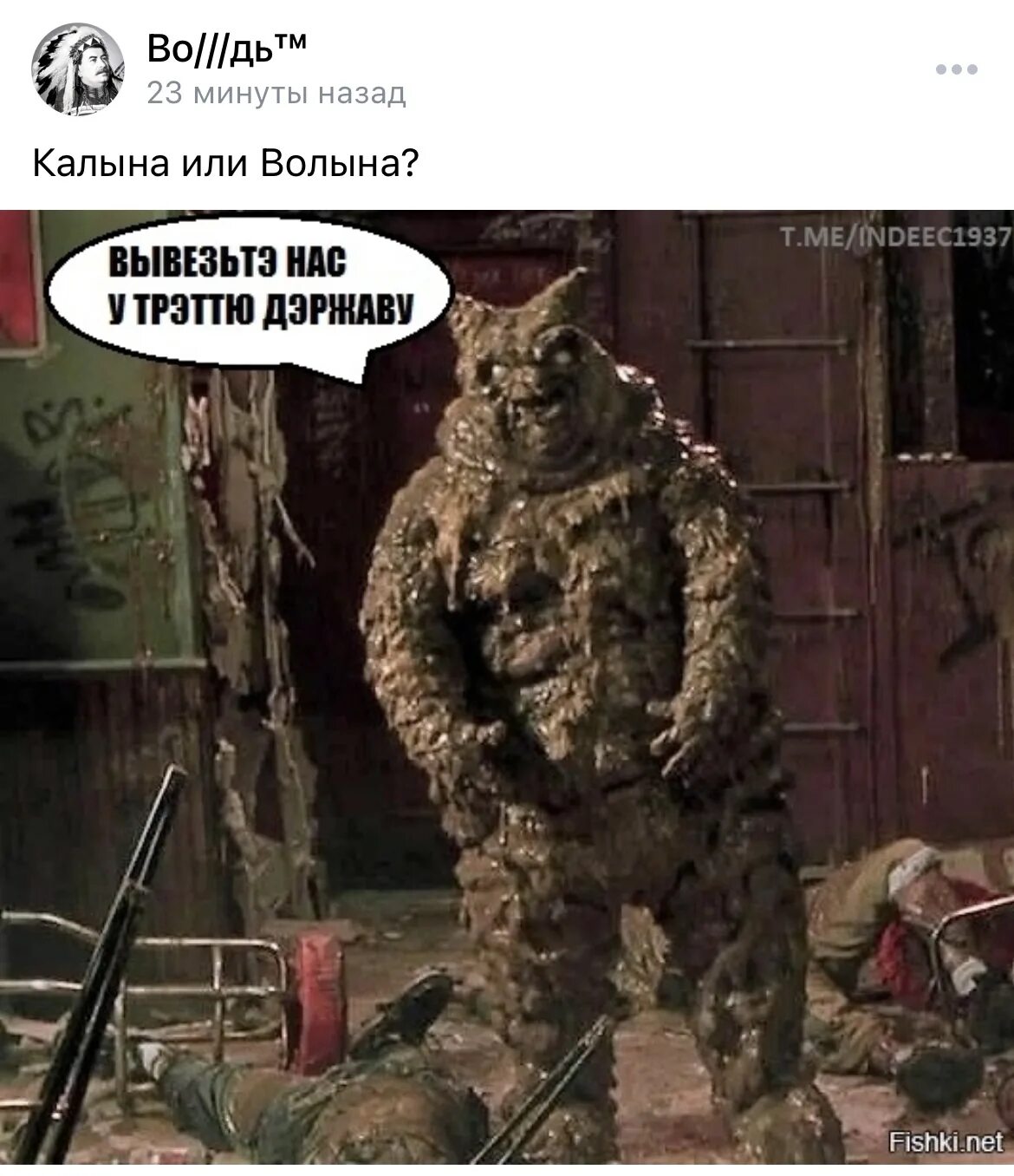 Волыну и калину