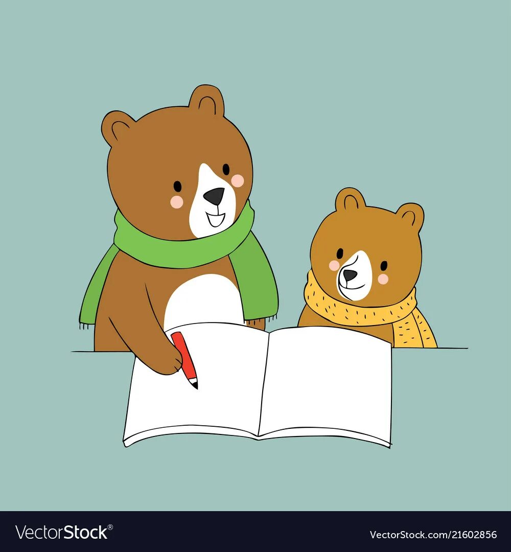 Училка и медведь читать. Медведь учитель. Медведь ученик. Медведь учитель иллюстрация. Мишка педагог.